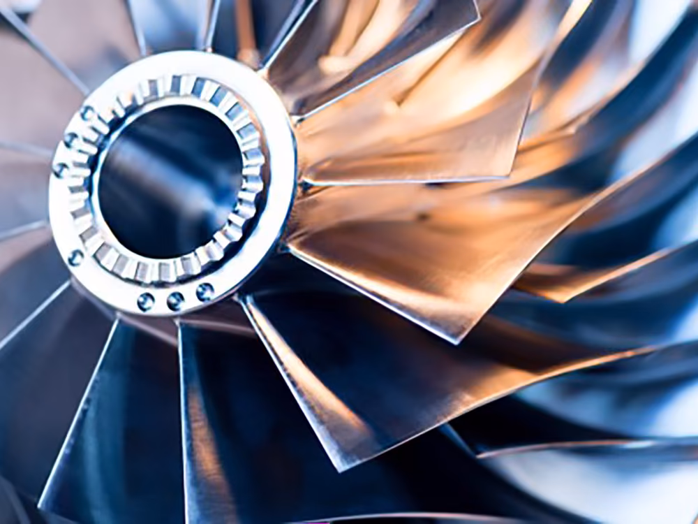 Turbocharger compressor render