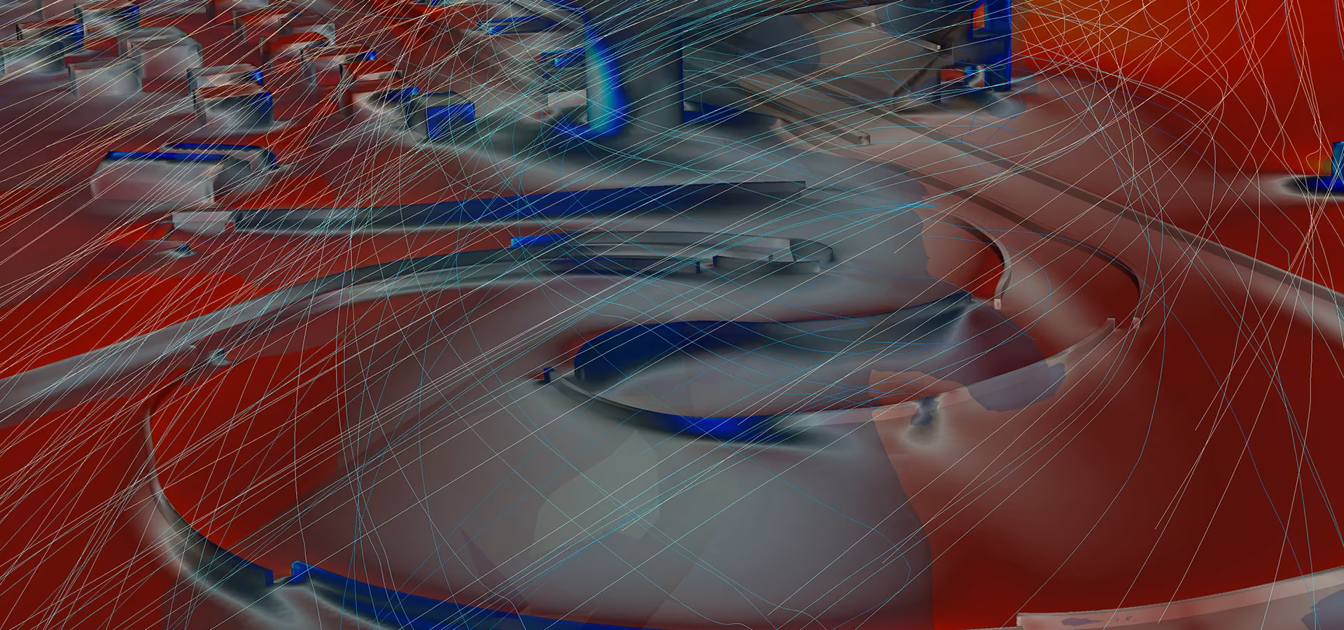 Turbulence and wind disturbance generated by grandstands and buildings around the circuit
